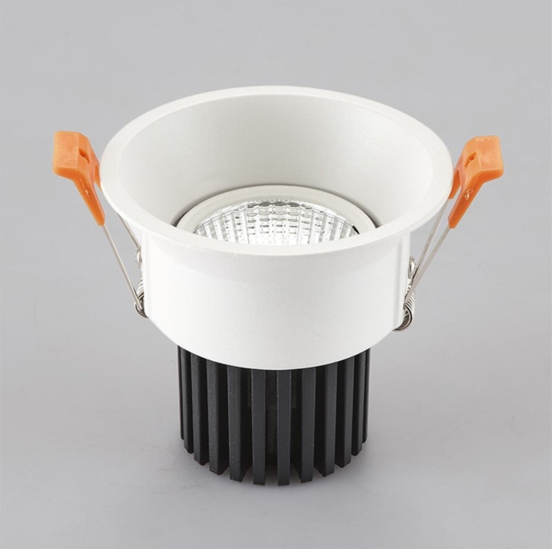 Dimmable LED COB Downlight 7W/10W/15W 18W Round Recessed LED Spot Light lumination Indoor Decoration Ceiling Lamp AC110V/ 220V