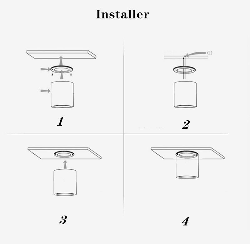 Dimmable round LED Downlights Surface Mounted COB 7W/9W/12W/15W/18W/20W LED Spot lights decoration Ceiling Lamp AC85- 265V