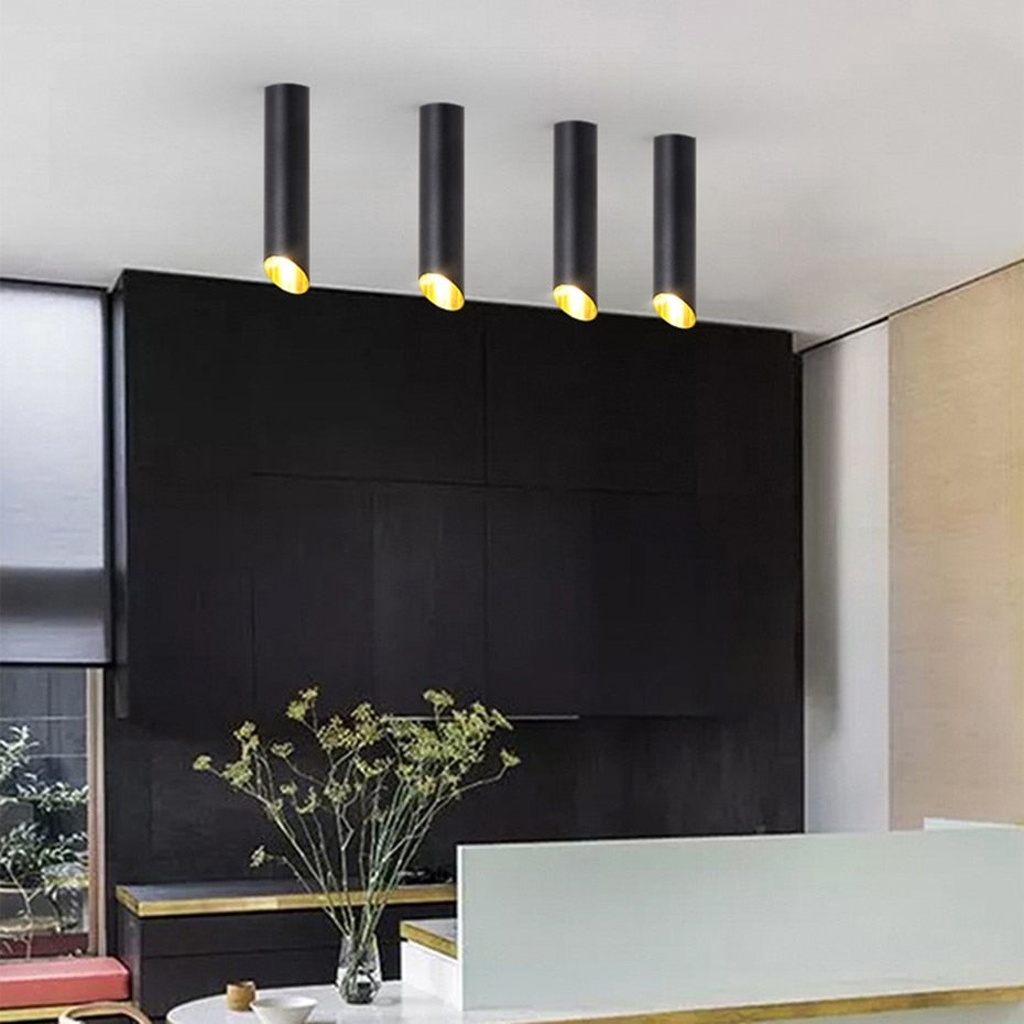 Long Tube Surface Mounted Led Downlight 7W Led Spot Modern Aluminum Spot Light Indoor Living Room Kitchen Store Ceiling Lamp