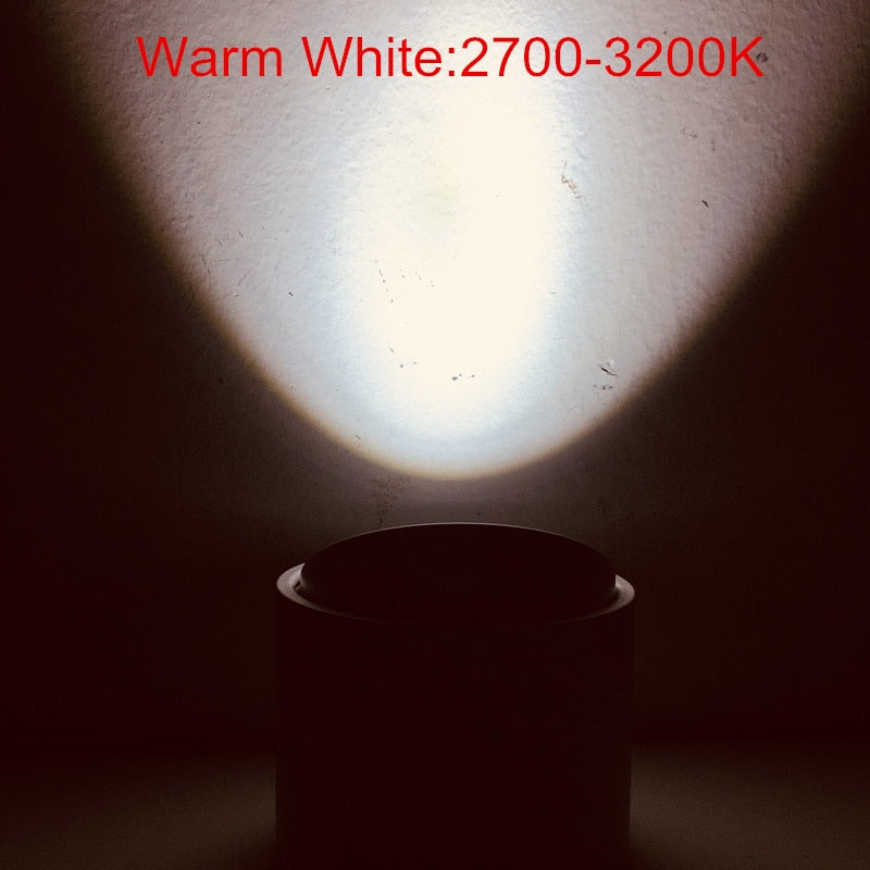 DHL Free 10pcs Surface Mounted COB LED Downlight 5W 7W 9W 15W Down Light LED Spot light lamp AC85-265V Warm/Natural/Cold White