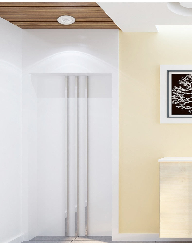 Led Downlight COB Ceiling Spot Light 12W 15W Ceiling Recessed Round Ceiling Lamp AC 220V-240V Indoor Lighting