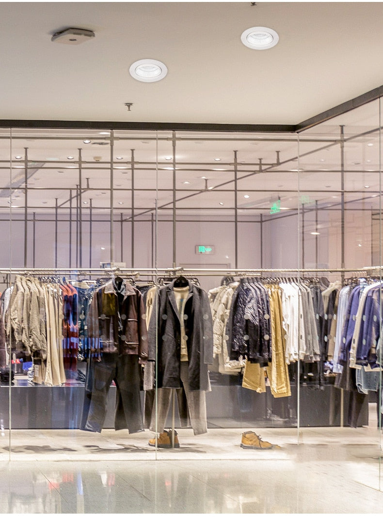 Led Downlight COB Ceiling Spot Light 12W 15W Ceiling Recessed Round Ceiling Lamp AC 220V-240V Indoor Lighting