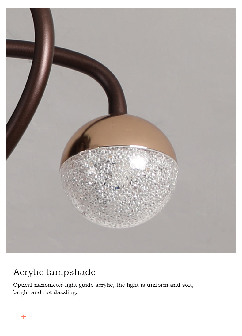 Decorative DC ceiling fan, ceiling fan with LED light, modern remote control, simple, with fan, dining room, living room, home