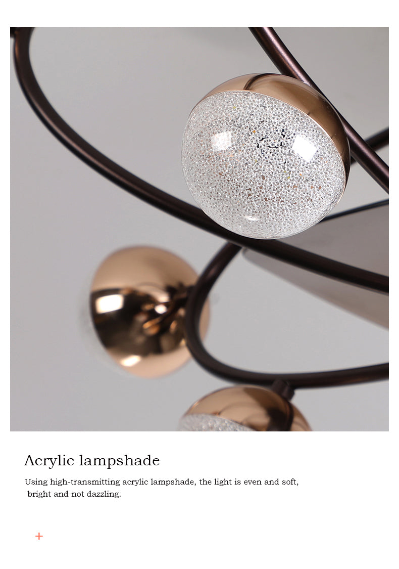 Intelligent creative ceiling fan lamp electric fan with lamp remote control bedroom decoration dining room lamp living room