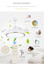 Led ceiling fan lamp with remote control circular DC frequency lamp for bedroom decoration, retractable and reversible