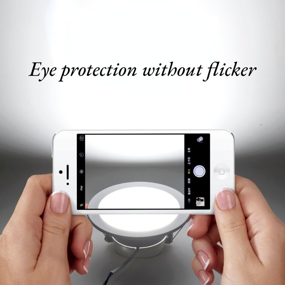 LED Downlight Recessed Indoor Led Ceiling Lamp 5W/7W Indoor Lighting AC110/220V Dimmable Ceiling Spot Light For Bedroom Kitchen