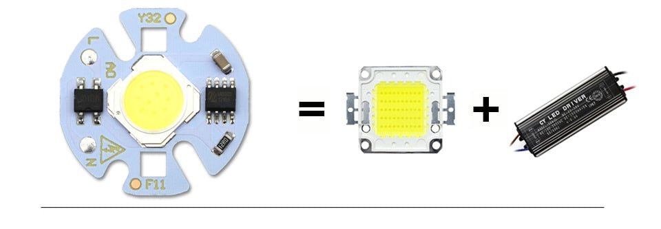 Lampada Smart IC LED COB Chip 3W 5W 7W 9W 220V Y32 5Pcs For DIY LED Light Bulb Downlight Spotlight Need Not Lighting Transformer