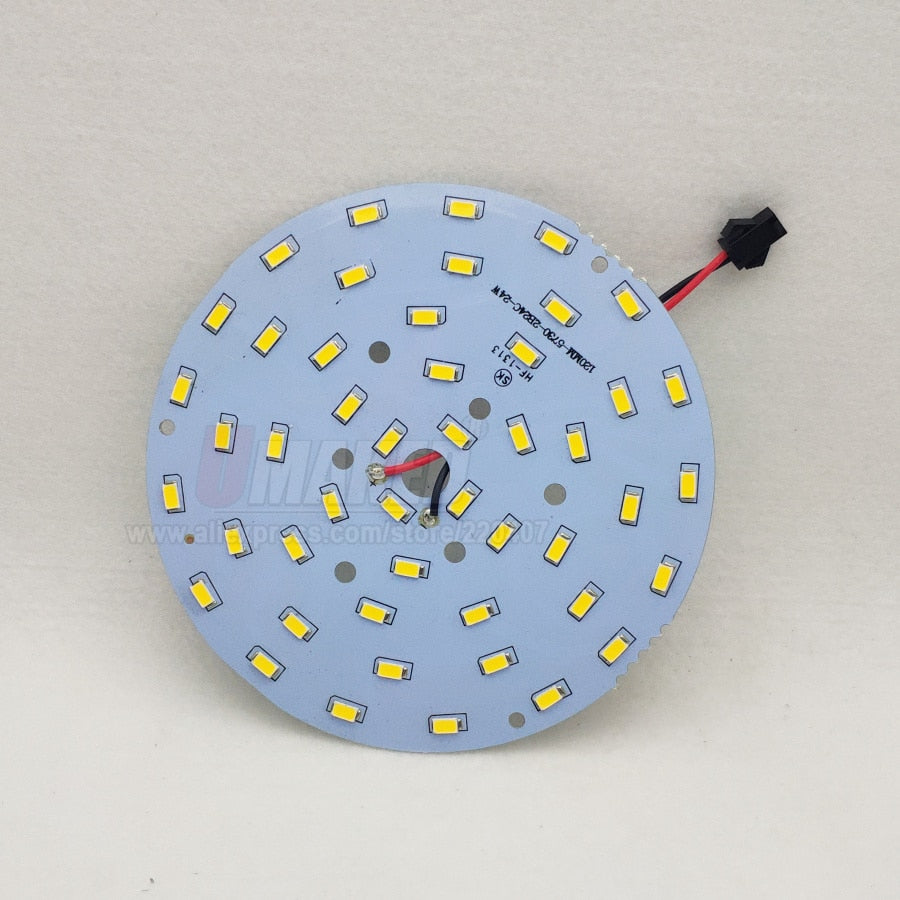 Brightness leds Light 3W 5W 7W 9W 12W 15W 18W 20W 24W SMD5730 Board Led Lamp Panel weld connector For Ceiling bulb downlight DIY