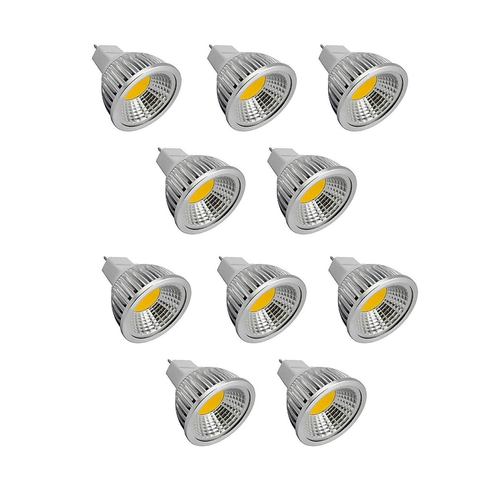 LED Spotlight Bulb 10pcs/lot 12V MR16 COB 6W 9W 12W Warm/Cool White LED Lamp Downlight