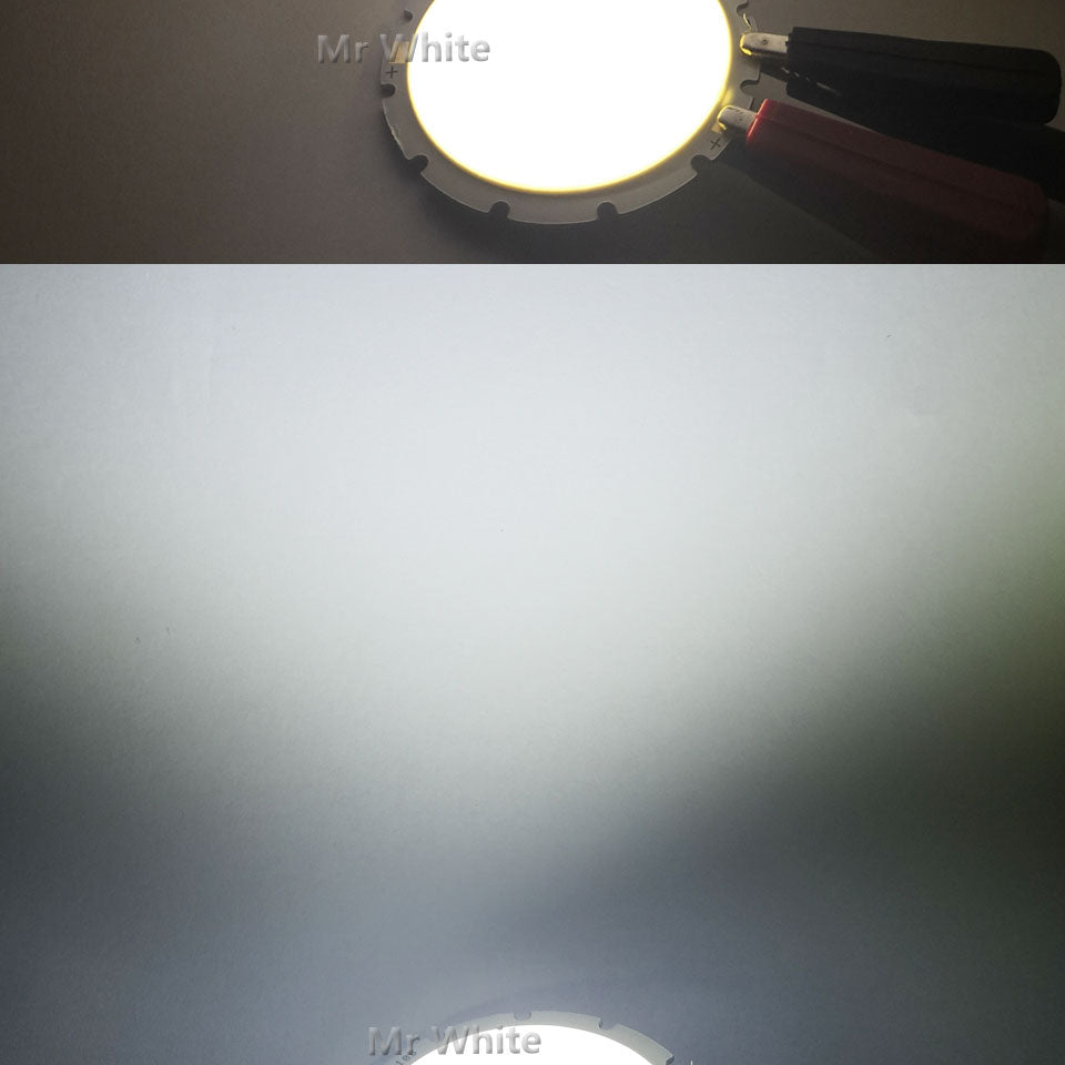 LED 49mm 42mm round LED COB Light Source Module warm nature white 15W 20W 30W lamp flip chips for downlight