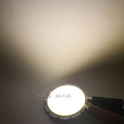 LED 49mm 42mm round LED COB Light Source Module warm nature white 15W 20W 30W lamp flip chips for downlight