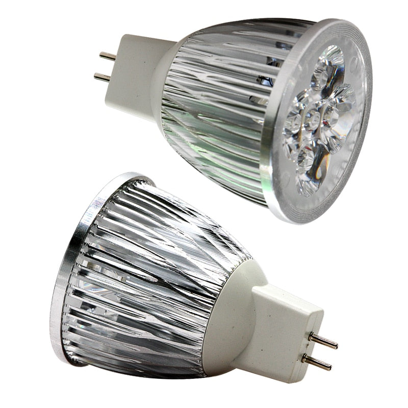 Ampoule MR16 LED Spotlight 5W Ac Dc 12v 24v Super Bright Aluminum Downlight For Home Ceiling Lamp 12 24 Volt High Power 1W Bulb