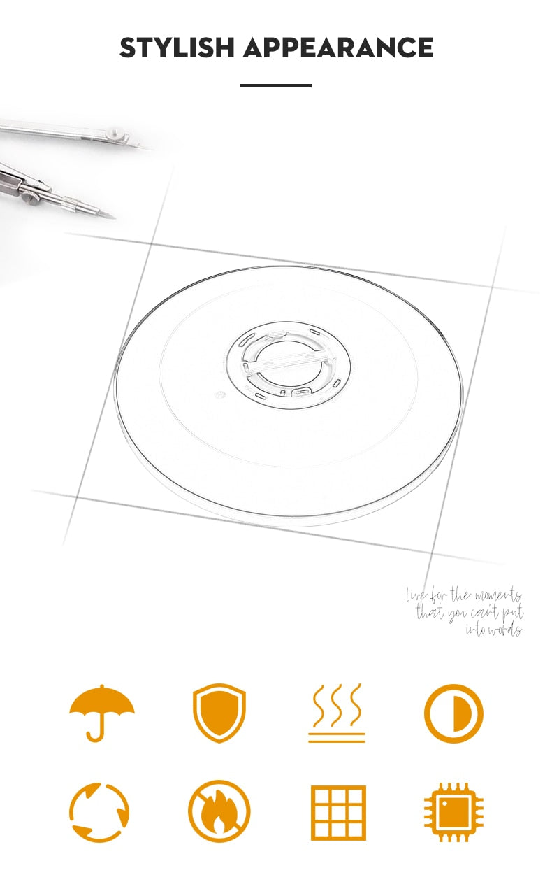 LED Panel Light 15W 20W 40W 50W Surface Ceiling Downlight AC165-265V Round Ceiling Lamp For Indoor Home Lighting Kitchen Bedroom