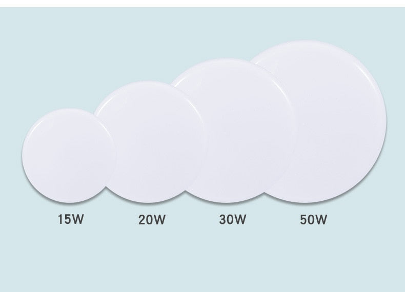 LED Panel Light 50W 30W 20W Led Ceiling Lights Lamp Surface Mounted 220V Round Downlight For Indoor Home Living Room Lighting