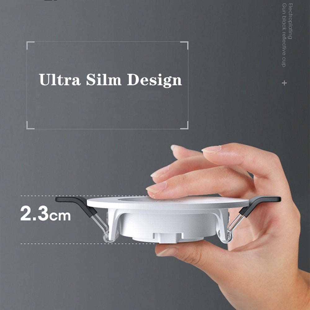 Dimmable LED Downlight 220v 110V Slim Ceiling Light 5W 10W 12W COB Spot light Led Panel Light Bedroom Kitchen Indoor Spot lamp