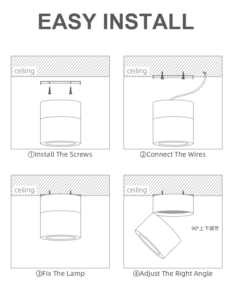 Led Spotlights COB Foco Led Spot Light Lamp Ceiling 10W 20/30W Track Lights Foldable Downlight for Home Shop Clothing Store 220V