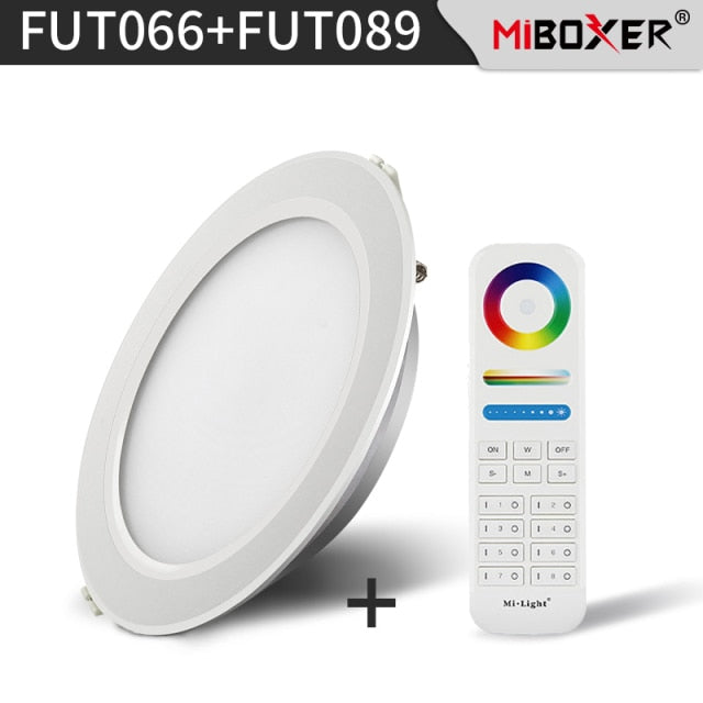 Miboxer LED Downlight 12W RGB CCT FUT066 Round AC 100V-240V Brightness Adjustable Smart LED Living Room Light Bedroom Downlight