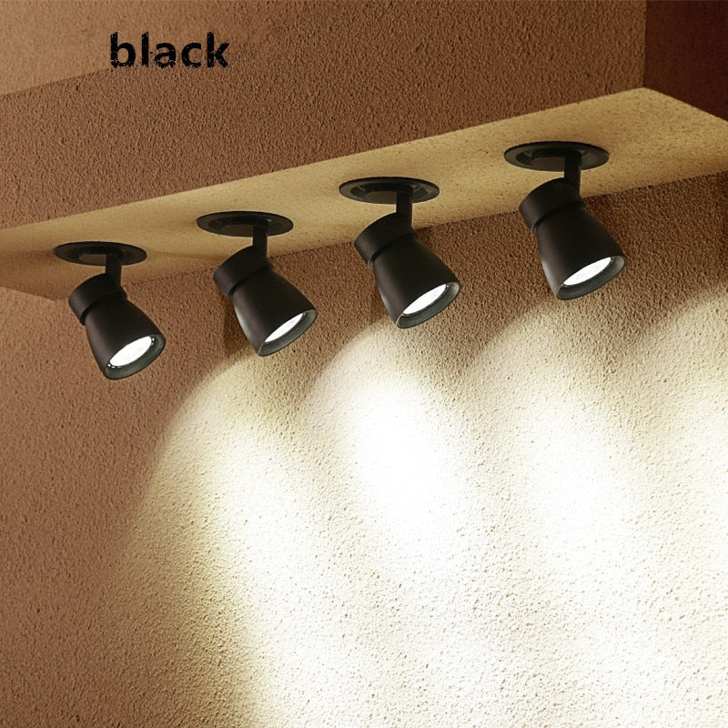 Dimmable Embedded COB Ceiling 12W 20W 35W AC85-265V Rotate 360 Degrees LED Downlight Home Lighting