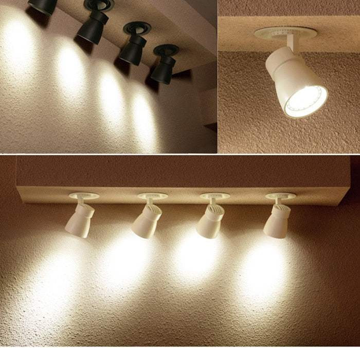 Dimmable Embedded COB Ceiling 12W 20W 35W AC85-265V Rotate 360 Degrees LED Downlight Home Lighting