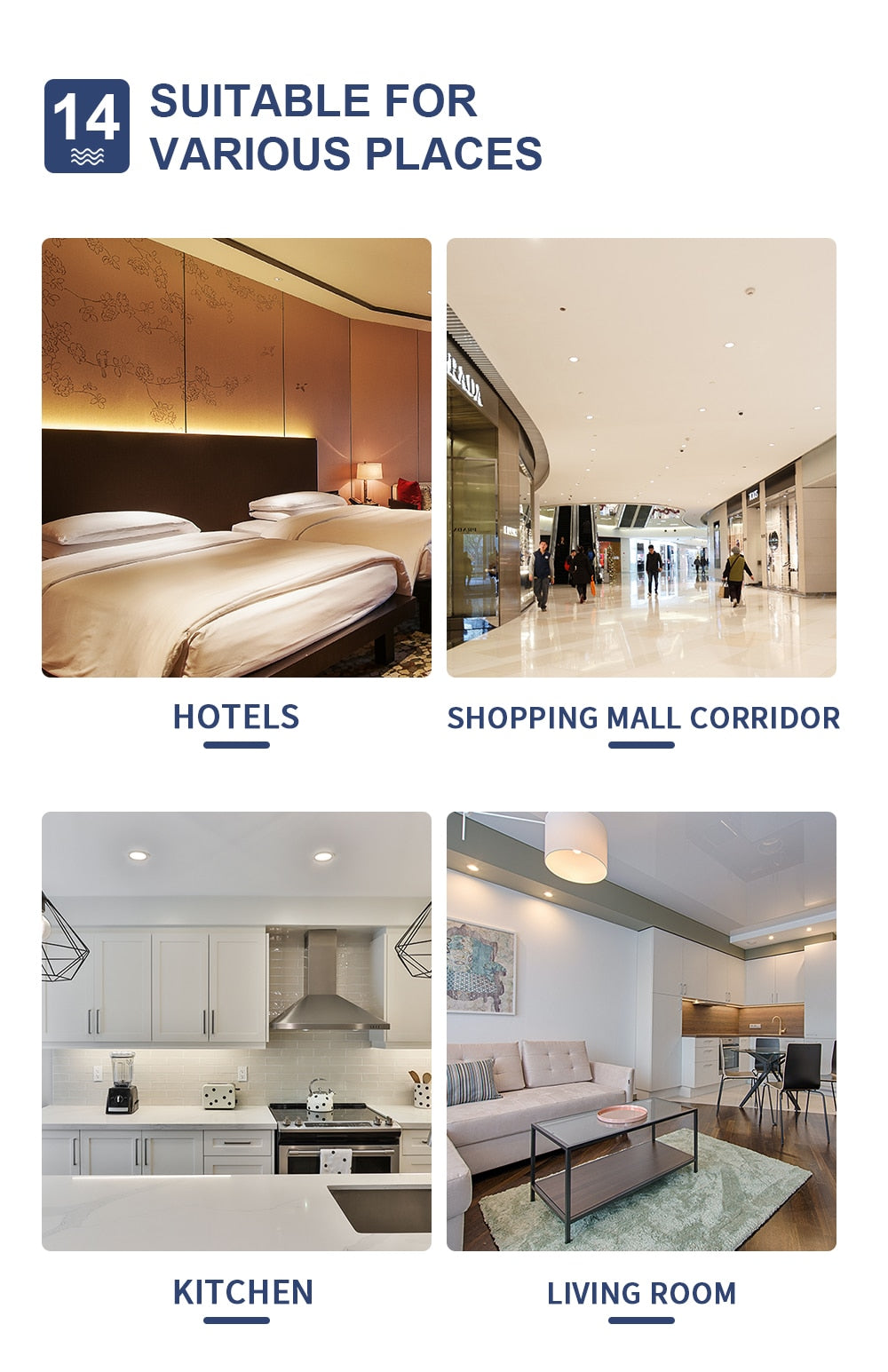 Gledopto Smart Zigbee 3.0 Dimmable LED Ceiling Downlight Suitable For Bedroom Living Room Kitchen Corridor 2200-6500K Pro 12W