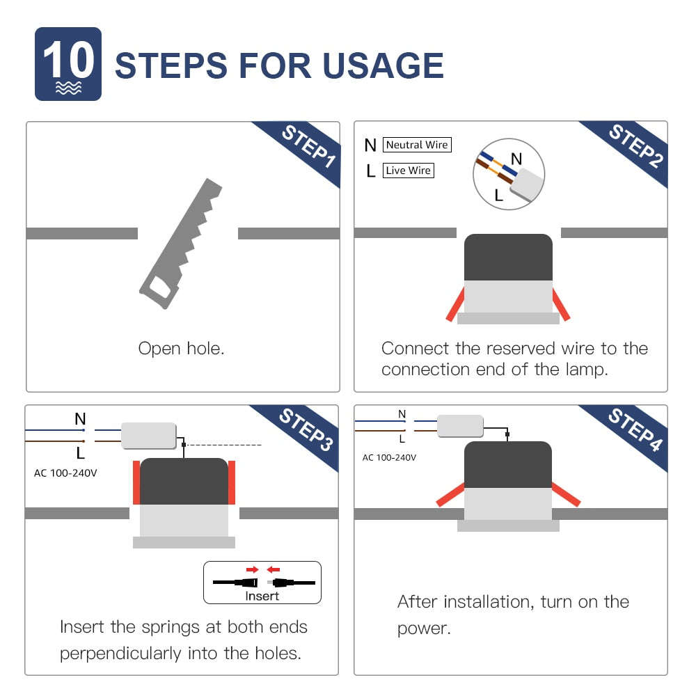 Gledopto Smart Zigbee 3.0 Dimmable LED Ceiling Downlight Suitable For Bedroom Living Room Kitchen Corridor 2200-6500K Pro 12W