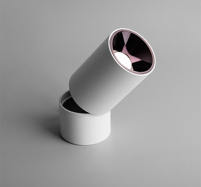 Dimmable LED downlight surface mounted COB LED ceiling spotlight 7W 12W 15W LED light background wall lighting AC85-265V