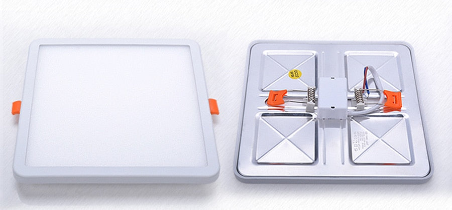 LED Panel Lights Ultra-thin Surface Downlight 6W 8W 15W 20W 220V Square Round Panel Light White/Warm Indoor Bedroom LED Light