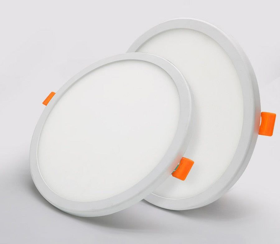 LED Panel Lights Ultra-thin Surface Downlight 6W 8W 15W 20W 220V Square Round Panel Light White/Warm Indoor Bedroom LED Light