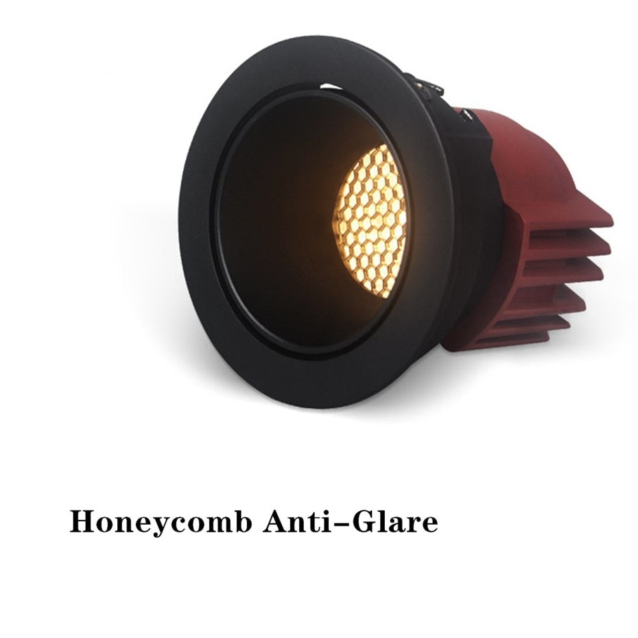 COB LED Downlight Spot Light Led 220V 110V Recessed Lamp Ceiling 7W 12W 15W Down Light For Bedroom Kitchen Indoor Lighting