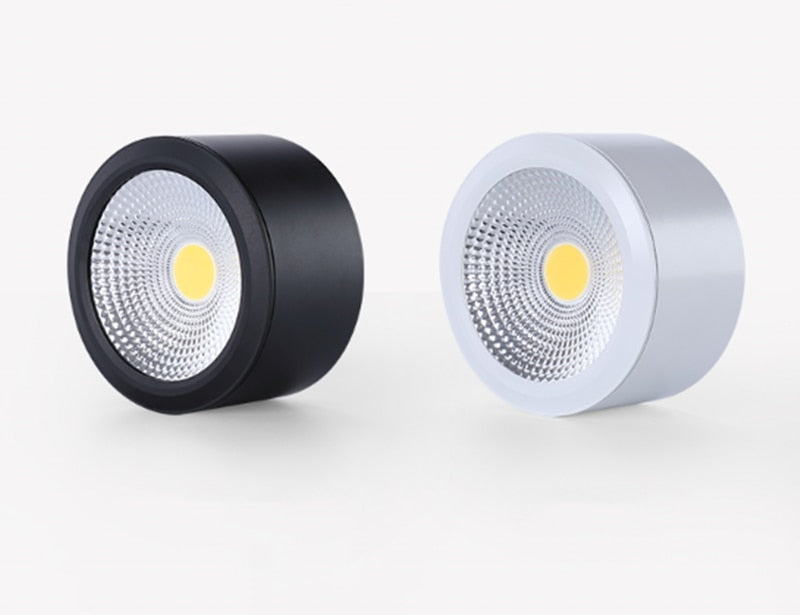 Dimmable Surface Mounted Downlight Ceiling light 7W 9W 12W 15W 18W AC85-265V COB down light LED Spot light indoor lighting