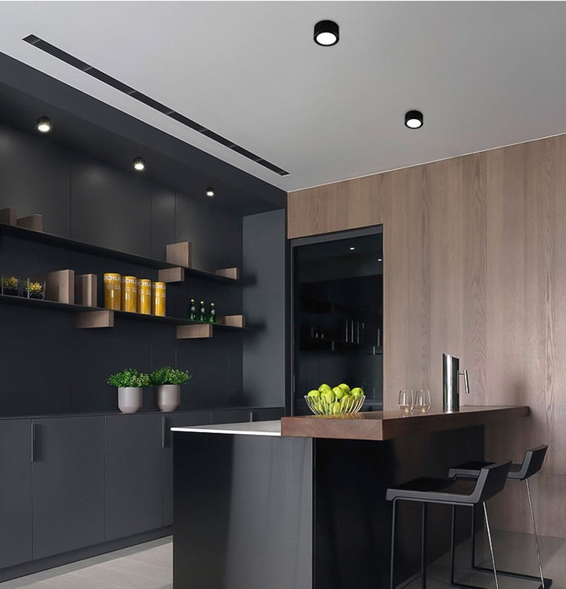 Dimmable Surface Mounted Downlight Ceiling light 7W 9W 12W 15W 18W AC85-265V COB down light LED Spot light indoor lighting