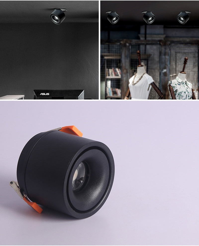 Dimmable LED COB Downlight 15W 12W Recessed Ceiling Spot Light 9W AC85-265V Lamp Warm Natural Cold White Indoor Home Lighting