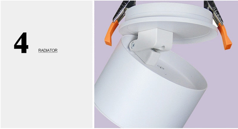 Dimmable LED COB Downlight 15W 12W Recessed Ceiling Spot Light 9W AC85-265V Lamp Warm Natural Cold White Indoor Home Lighting