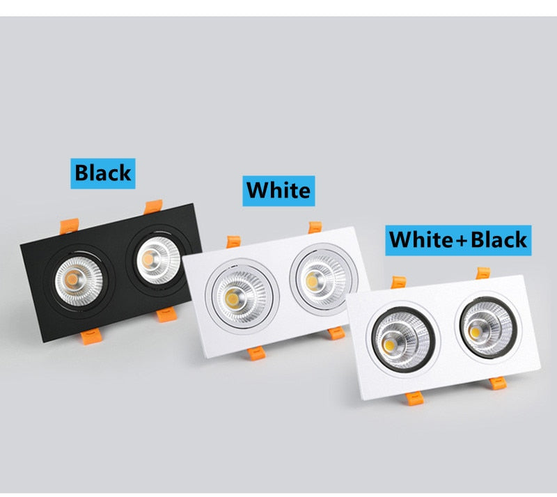 Recessed LED COB Downlight 30W Dimmable 110v 220v Ceiling Lamp 20W Spot Lights 60° For Living Room Bedroom Shop