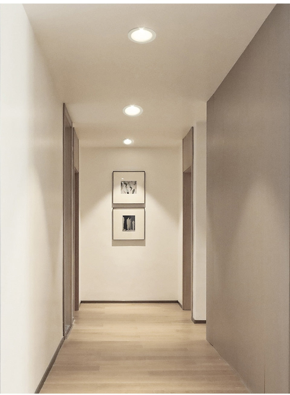 LED Embedded Downlight Ceiling Constant Current Drive Round Ultra-Thin Home Kitchen Bedroom Living Room Panel Spotlight Lighting