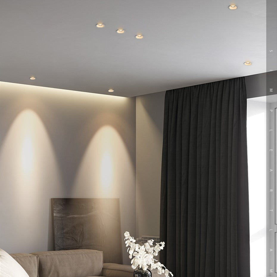 Led Downlight 7W 12W 15W Recessed Round LED Ceiling Lamp AC220V 110V LED Spot Light Indoor Lighting Warm White Cold White