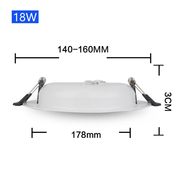 DC 12V Led Downlight 3W 6W 9W 12W 15W 18W 36W LED Ceiling Recessed Grid Aluminium Alloy Round Lamp Spot Light For 12 Volts