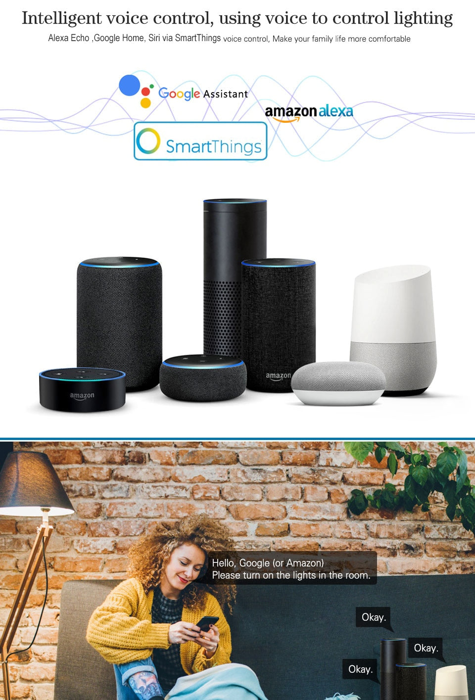 Tuya Zigbee 3.0 Smart LED Downlight Ceiling Light 10W 4inch Dimmable Compatible Alexa Echo Plus Google Home SmartThings Mqt