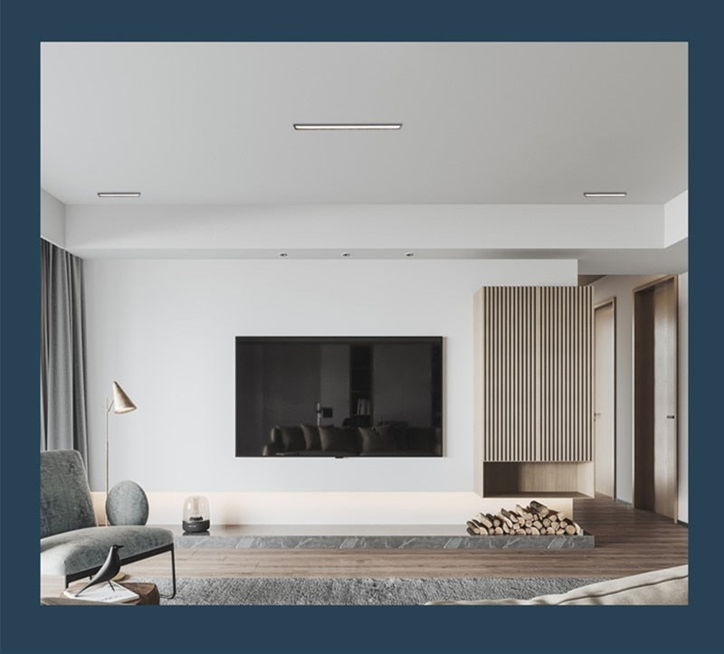 Recessed Strip CREE LED Ceiling Lights 10W/20W/30W COB LED Downlights AC85~265V LED Strip lamp Indoor Lighting