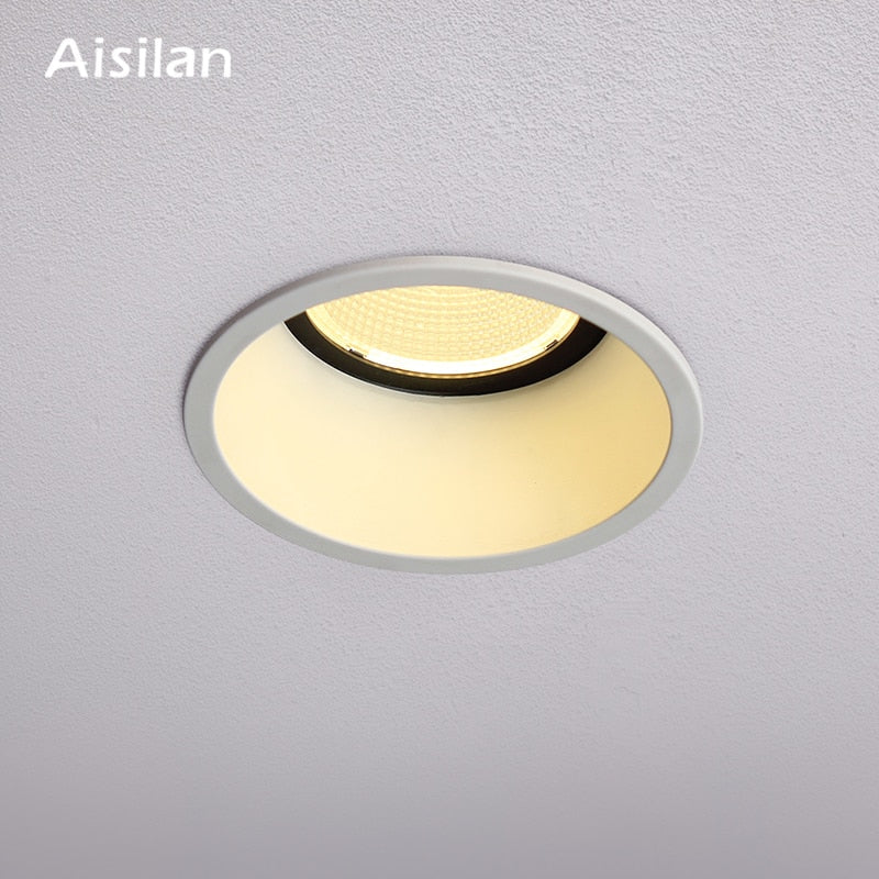 Aisilan LED Downlight Angle Adjustable Built-in 7W Chip Spot light Aluminum Lamp for Indoor Lighting AC90-260V