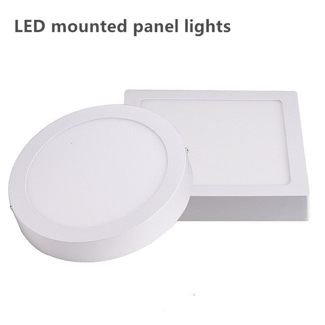Surface Mounted Ceiling Downlight Panel LED Light with driver AC85-265V High Lumens LED Down Light 1pcs 9W 15W 25W