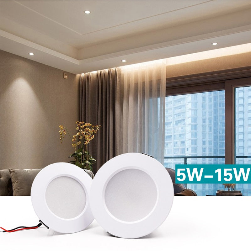 Downlight Indoor Light Ceiling Light Canister Light Recessed Lamp 5W 7W 9W 12W 15W Ultra-bright Round 220V-240V Spotlight 10PCS