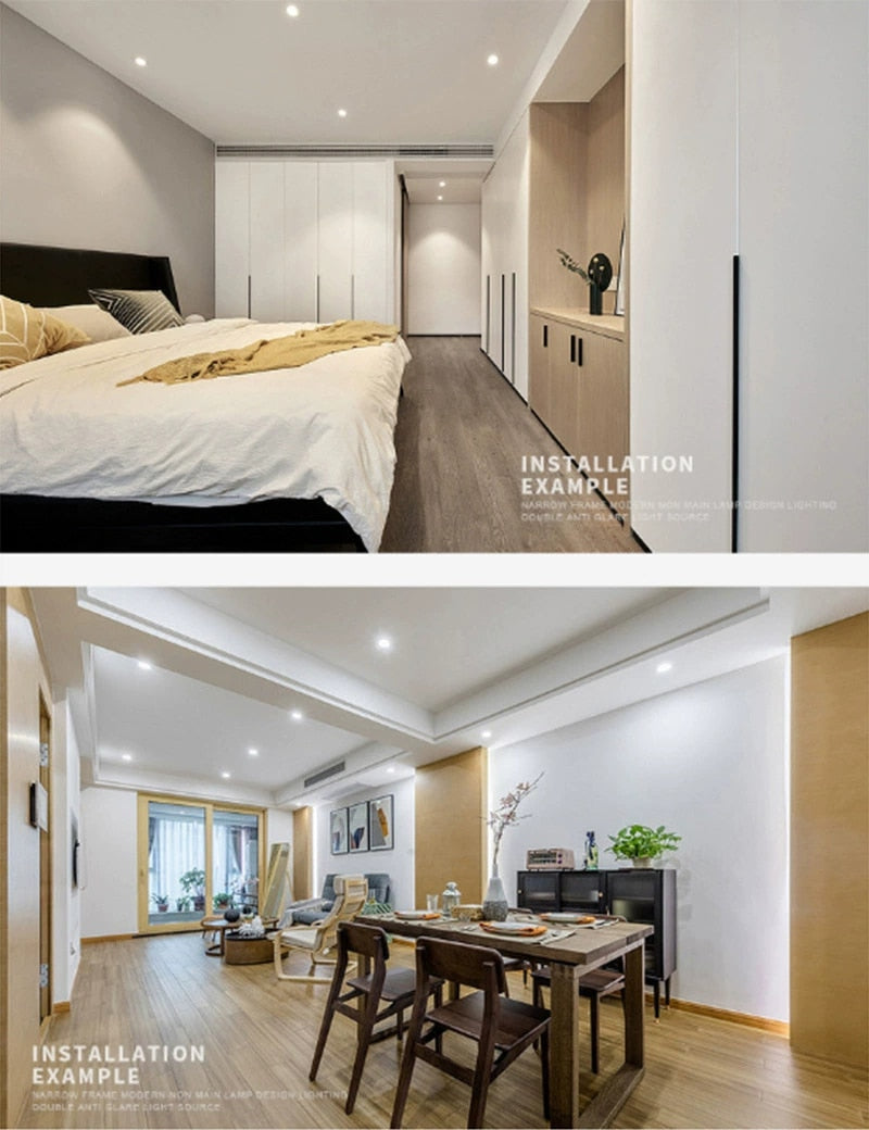 CCT Change color tempe AC85~265V embedded anti-glare LED downlight 7W/9W/12W/15W LED ceiling spotlight backlight indoor lighting