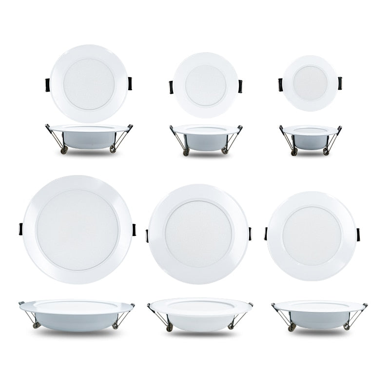 Ceiling Lamp LED Downlight 3W 5W 7W 9W 12W 15W 6pcs Round LED Blub AC 220V 240V Indoor Lighting Recessed LED Ceiling Light