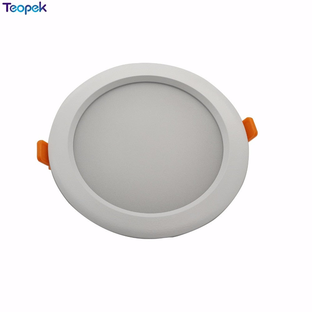MiBoxer RGB+CCT 15W LED Downlight FUT069 IP54 Waterproof AC86-265V Round Recessed 2.4G Dimmable Light For Bathroom Round