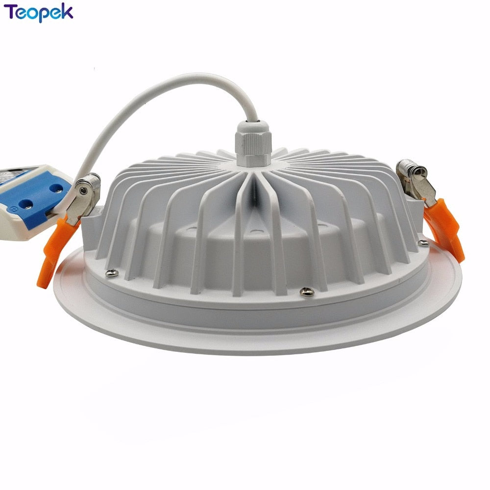 MiBoxer RGB+CCT 15W LED Downlight FUT069 IP54 Waterproof AC86-265V Round Recessed 2.4G Dimmable Light For Bathroom Round