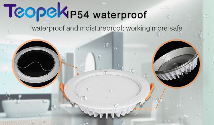 MiBoxer RGB+CCT 15W LED Downlight FUT069 IP54 Waterproof AC86-265V Round Recessed 2.4G Dimmable Light For Bathroom Round