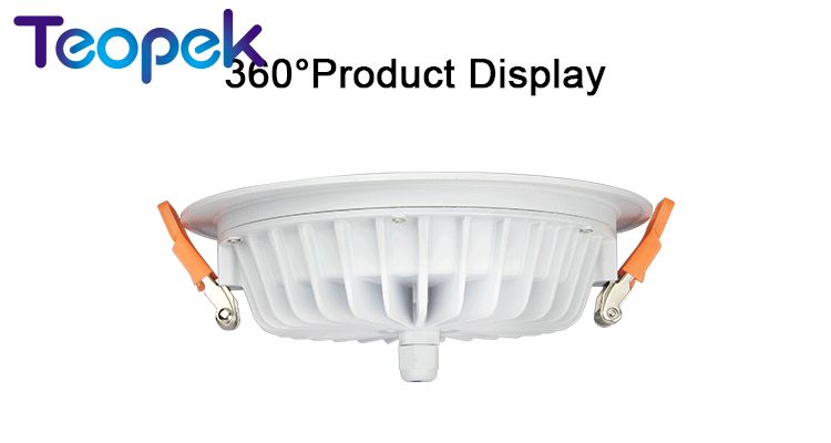 MiBoxer RGB+CCT 15W LED Downlight FUT069 IP54 Waterproof AC86-265V Round Recessed 2.4G Dimmable Light For Bathroom Round