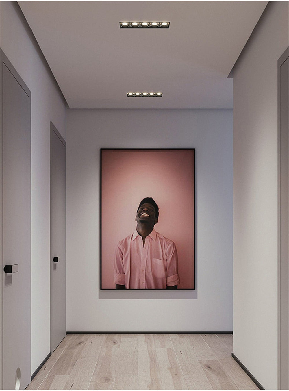 STINYTECH Frameless Recessed LED Linear Spotlight 5W 10W 20W 40W Indoor Corridor Aluminum Ceiling Downlights Lighting Fixtures