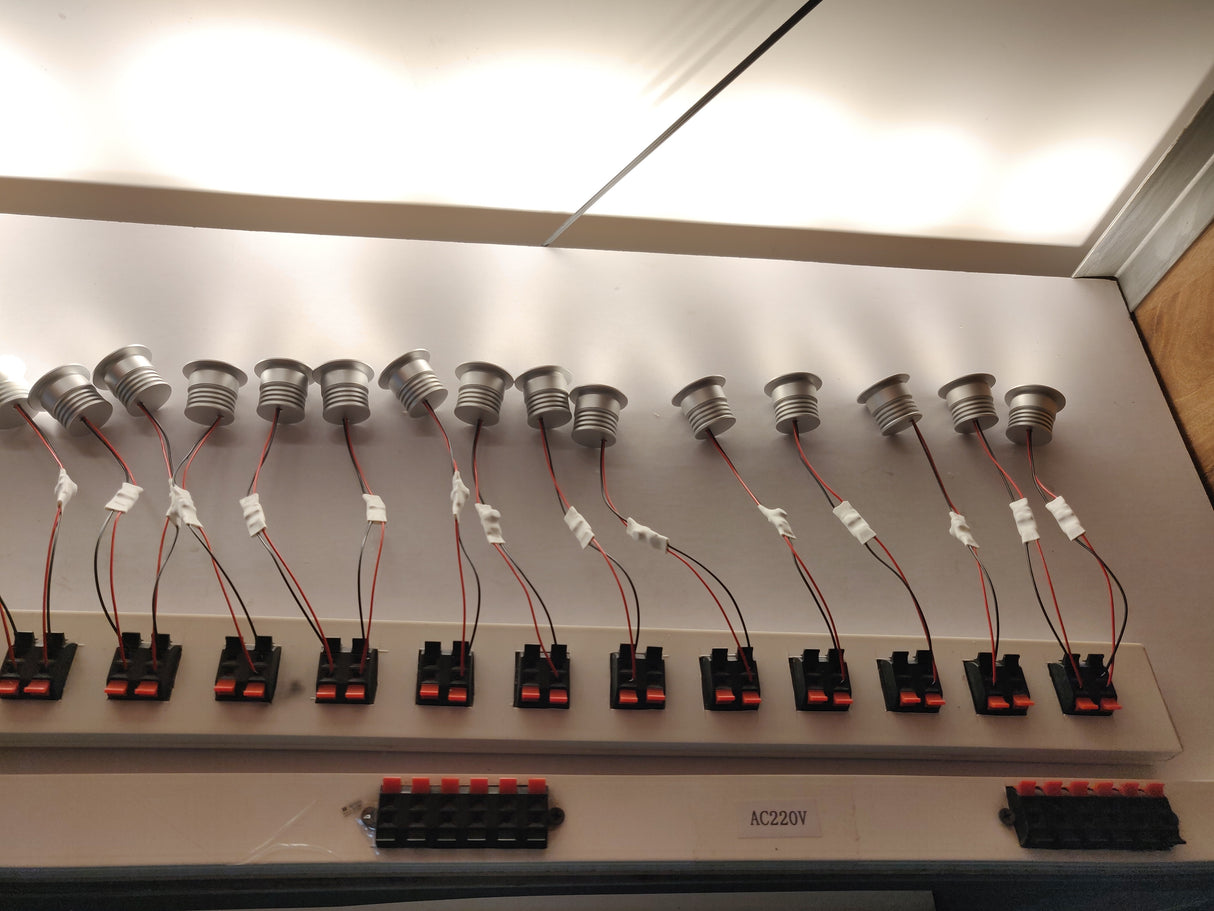 Mini Spotlight Built-in LED Ceiling Embedded Restaurant 12V-24V 100V-240V Downlight Display Cabinet 1W 2W 3W 4W Small Light